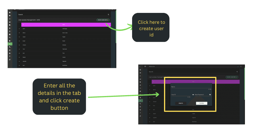 Creating UAM User